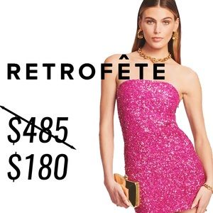 💕 RETROFÊTE HEATHER SEQUIN DRESS💕